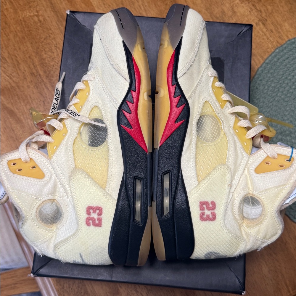 Jordan 5 offwhite (SOLD) - Picture 4 of 9